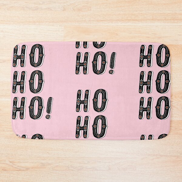 Item preview, Santa Says Ho Ho Ho Merry Christmas Typography  designed and sold by SuperrSunday.