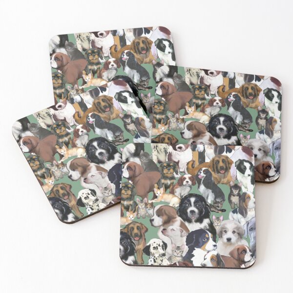 Item preview, Puppies and Kittens Mural designed and sold by IowaArtist.