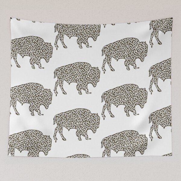 Item preview, Bison Shaped Maze designed and sold by gorff.