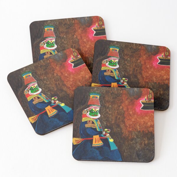 Item preview, Kathakali, Dance form of kerala  designed and sold by ShivThulirVerse.