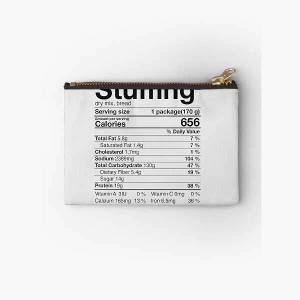 Item preview, Stuffing Nutritional Facts Thanksgiving Gifts Turkey Day  designed and sold by Nikolaienko Artem.