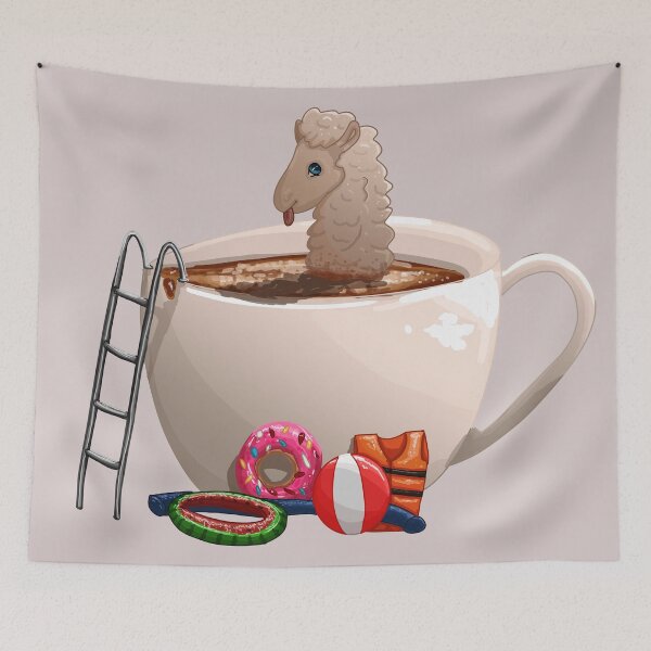 Item preview, Coffee Llama designed and sold by Nemo-XIII.