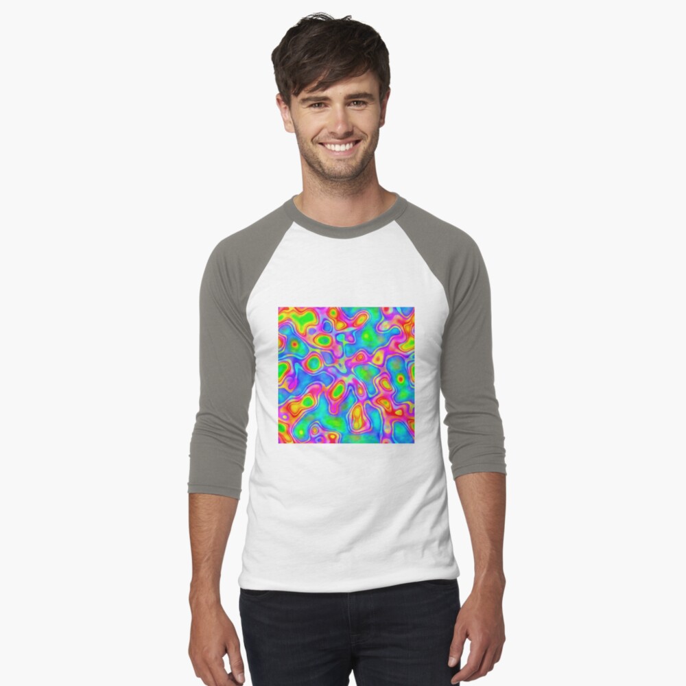 Item preview, Baseball ¾ Sleeve T-Shirt designed and sold by blackhalt.