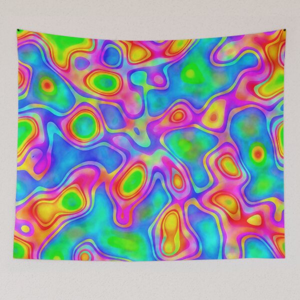 Item preview, Random virtual color pixel abstraction designed and sold by blackhalt.