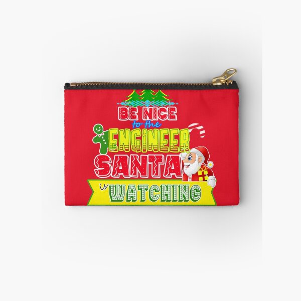 Item preview, Be Nice to the Engineer Santa is Watching Gift Idea designed and sold by werdanepo.