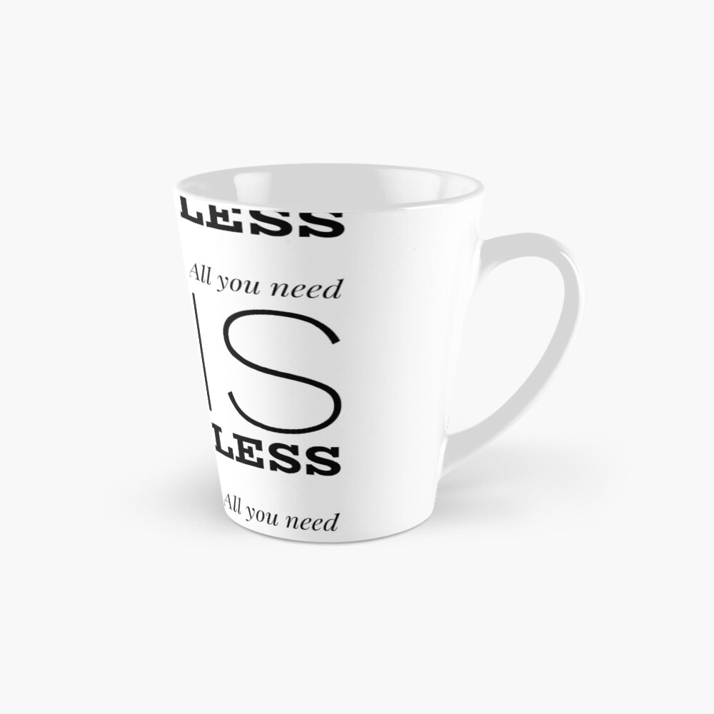 Vista previa del artículo con la obra «Taza cónica», diseñado y vendido por WordFandom.