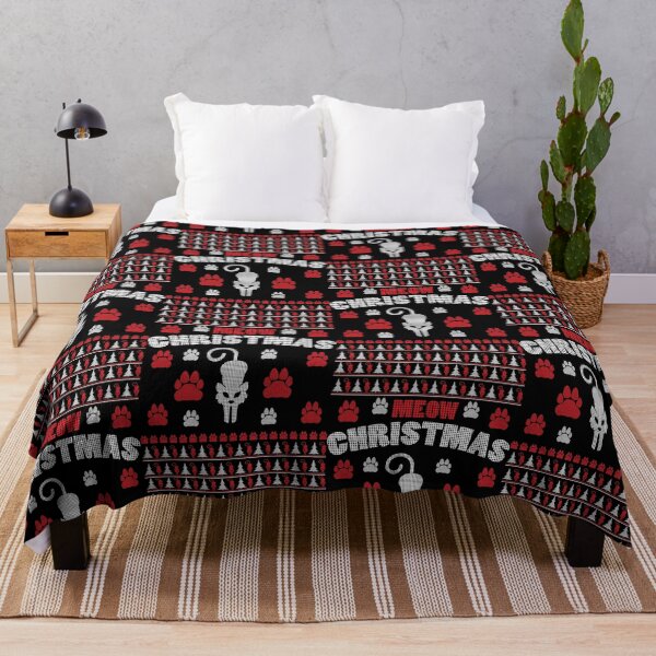 Item preview, Meow Ugly Christmas Day Clothing for Cat Lovers designed and sold by Cheap Women's Shirts.