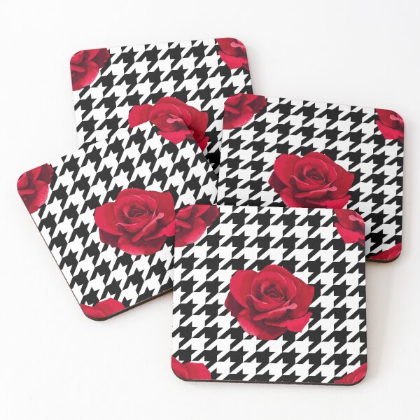 Item preview, Houndstooth & Roses designed and sold by christinaashman.