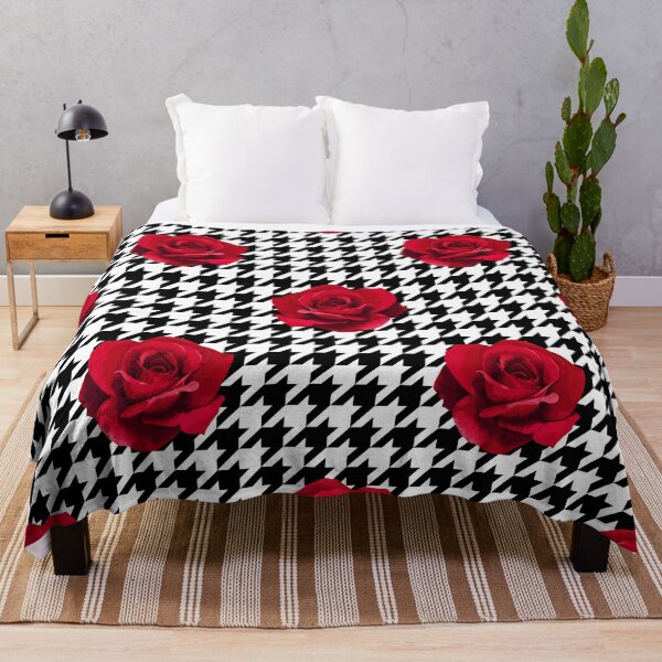 Item preview, Houndstooth & Roses designed and sold by christinaashman.