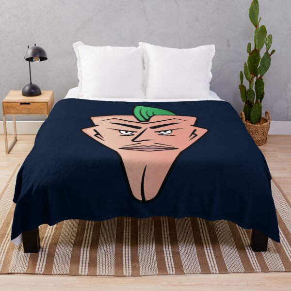 Item preview, Cool Triangle Shaped Punk Face with Green Mohawk designed and sold by shirtgrass.