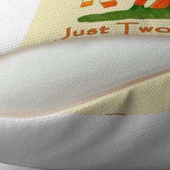 Alternate view of Just Two Cows Throw Pillow