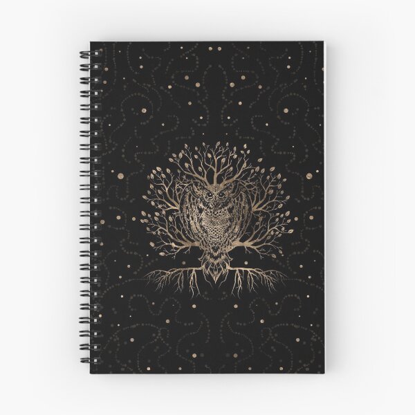 Item preview, The Golden Owl Tree designed and sold by k9printart.