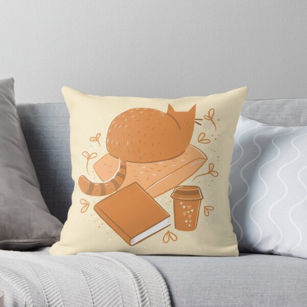 Item preview, Books and cats and coffee in a Cozy home designed and sold by jasmineberry.