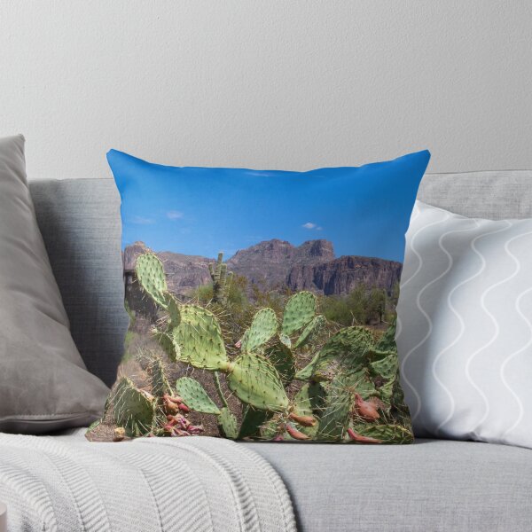 Item preview, Cactus and the Superstition Mountains designed and sold by Ollivrosa.