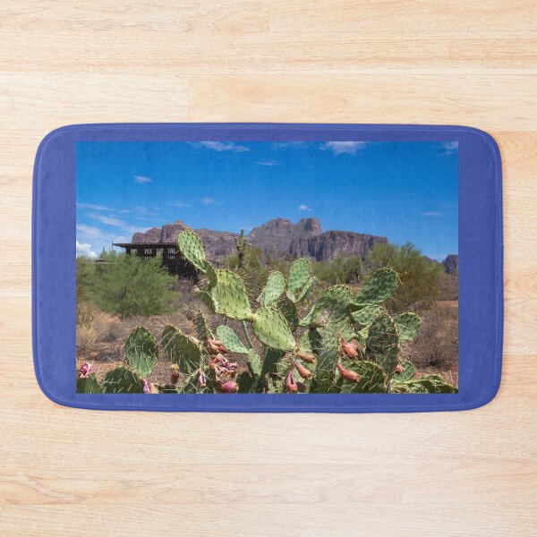 Item preview, Cactus and the Superstition Mountains designed and sold by Ollivrosa.