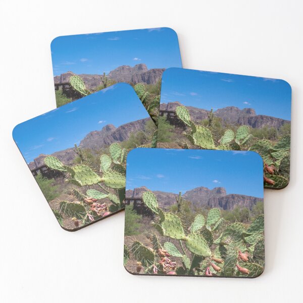 Item preview, Cactus and the Superstition Mountains designed and sold by Ollivrosa.