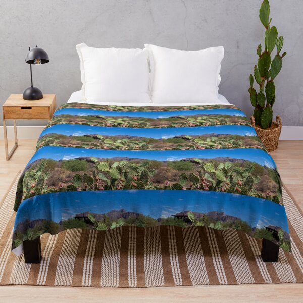 Item preview, Cactus and the Superstition Mountains designed and sold by Ollivrosa.