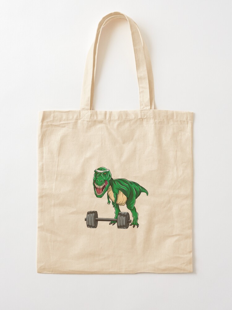 dinosaur tote bag