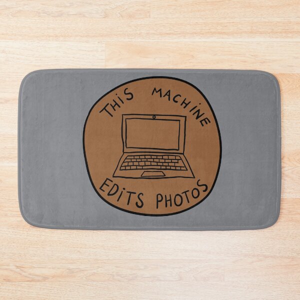 Item preview, This Machine Edits Photos - Circle - Brown designed and sold by MOREDANKMEMES.