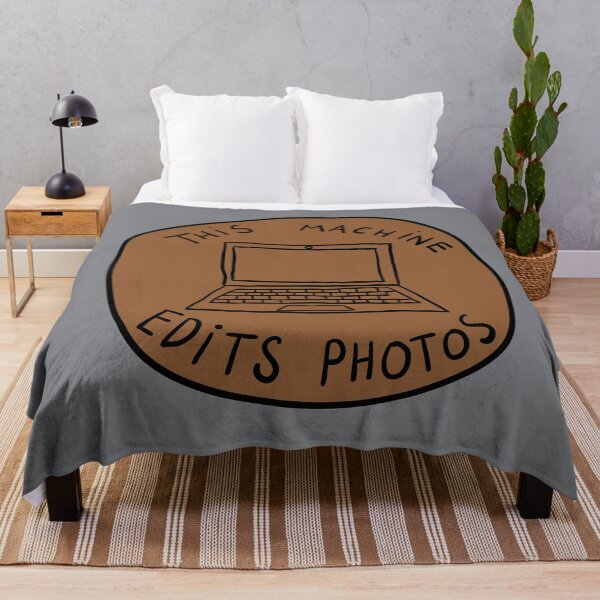 Item preview, This Machine Edits Photos - Circle - Brown designed and sold by MOREDANKMEMES.