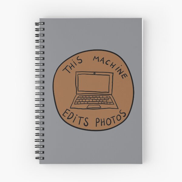 Item preview, This Machine Edits Photos - Circle - Brown designed and sold by MOREDANKMEMES.