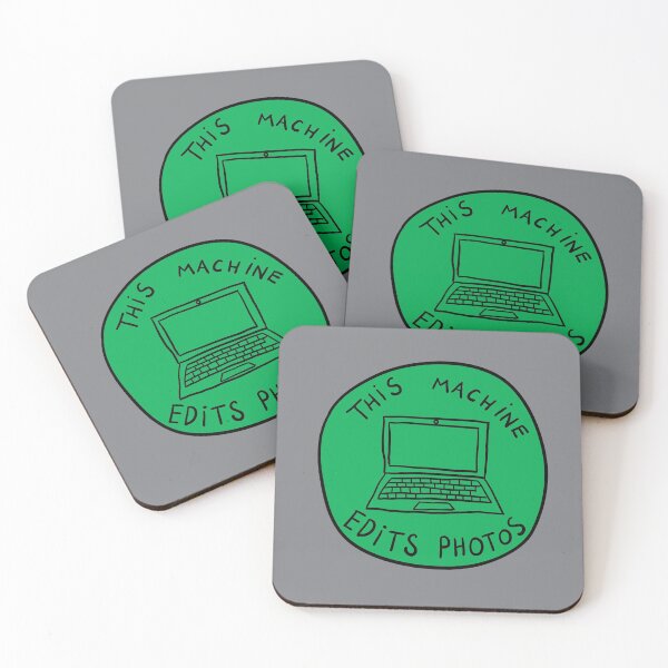 Item preview, This Machine Edits Photos - Circle - Green designed and sold by MOREDANKMEMES.