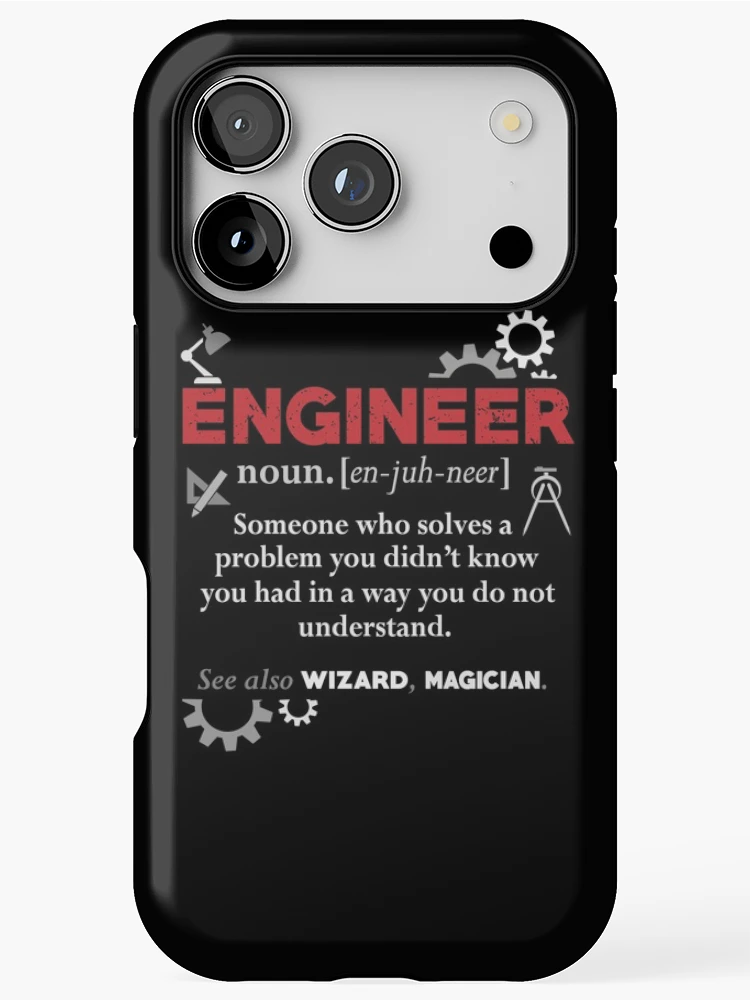 Thumbnail 1 of 4, iPhone Case, Engineer Humor Definition designed and sold by eulonix.