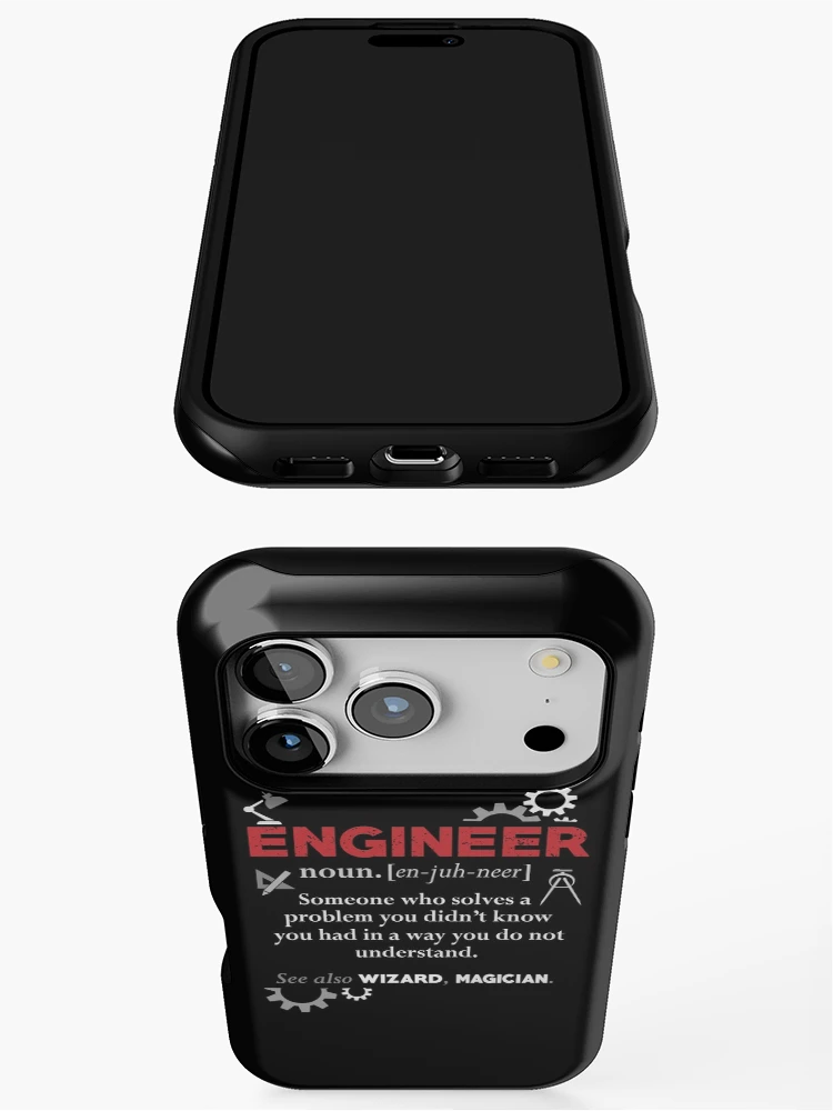 Thumbnail 3 of 4, iPhone Case, Engineer Humor Definition designed and sold by eulonix.