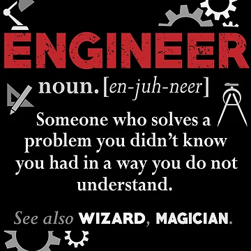 Artwork thumbnail, Engineer Humor Definition by eulonix