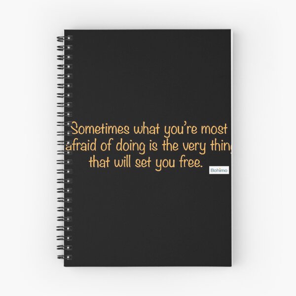 Item preview, Sometimes what you’re most afraid of doing is the very thing that will set you free. Robert Tew designed and sold by Bohimo.