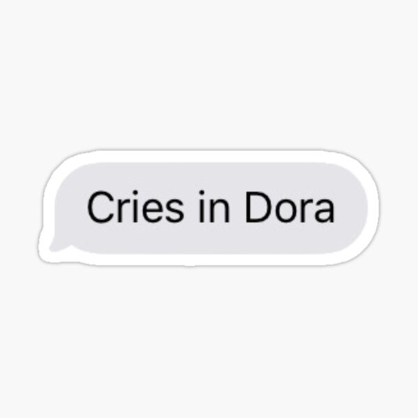 Vista previa del artículo con la obra «Gritos en el texto de Dora», diseñado y vendido por courtneylouix.