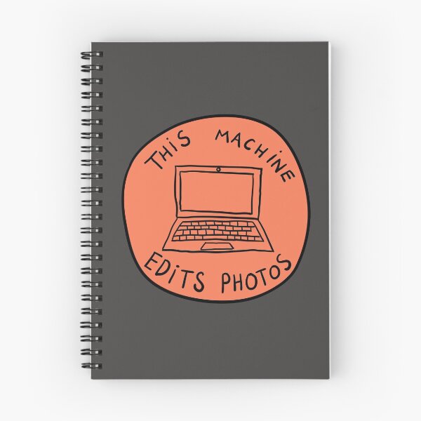 Item preview, This Machine Edits Photos - Circle - Peach designed and sold by MOREDANKMEMES.