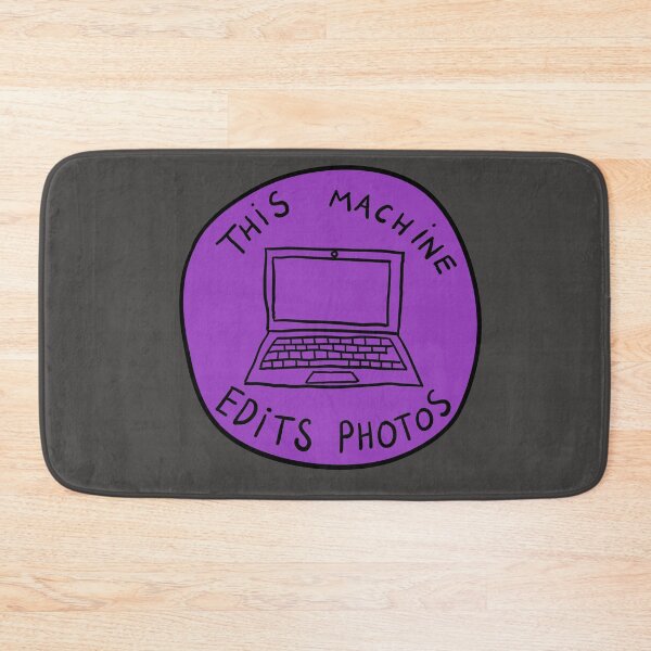 Item preview, This Machine Edits Photos - Circle - Purple designed and sold by MOREDANKMEMES.