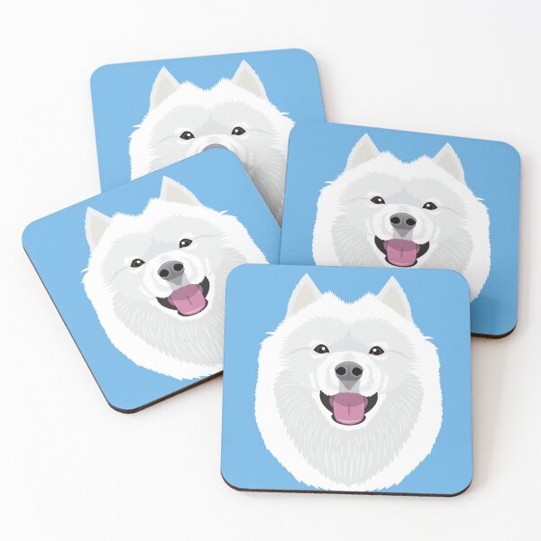 Item preview, Samoyed designed and sold by threeblackdots.