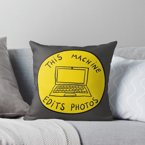 Item preview, This Machine Edits Photos - Circle - Yellow designed and sold by MOREDANKMEMES.