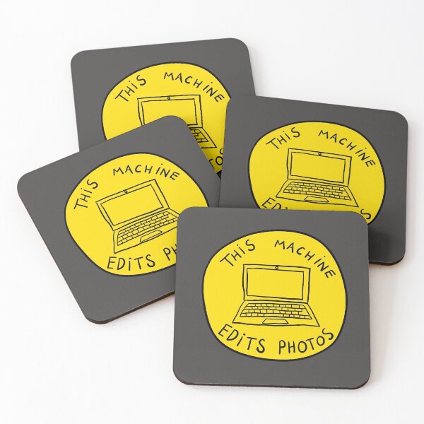Item preview, This Machine Edits Photos - Circle - Yellow designed and sold by MOREDANKMEMES.