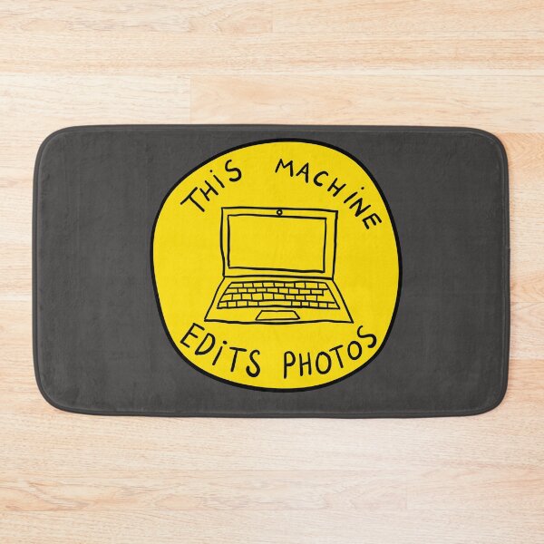 Item preview, This Machine Edits Photos - Circle - Yellow designed and sold by MOREDANKMEMES.