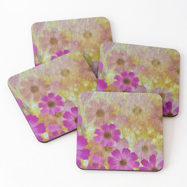 Item preview, Pink and Yellow Floral Digital Art. designed and sold by davidelder.