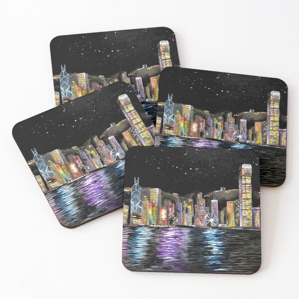 Item preview, hong kong night skyline designed and sold by rose lam.