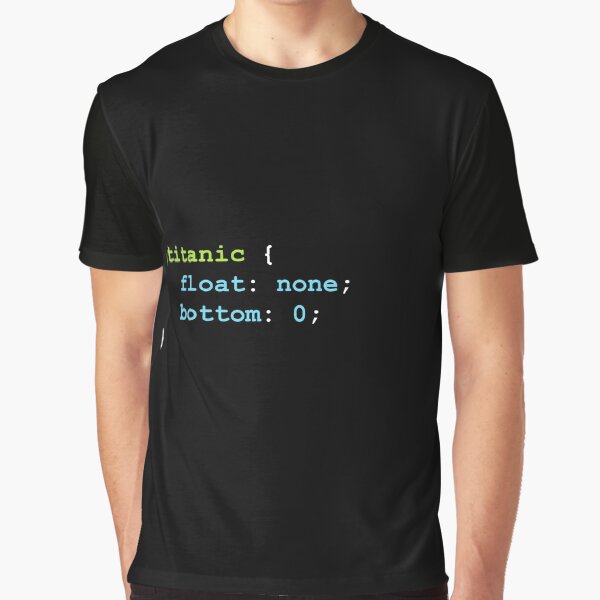 Titanic Float None Graphic T-Shirt