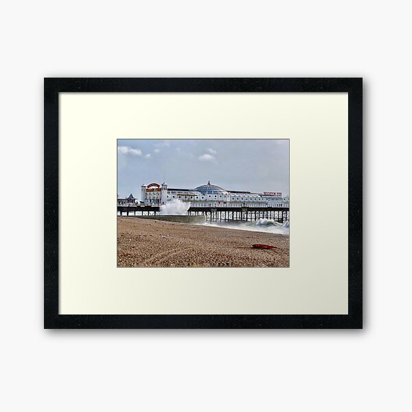 Item preview, Brighton pier. Blustery day designed and sold by BerylBez.