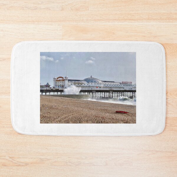 Item preview, Brighton pier. Blustery day designed and sold by BerylBez.