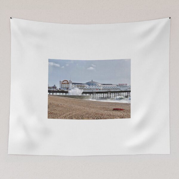 Item preview, Brighton pier. Blustery day designed and sold by BerylBez.