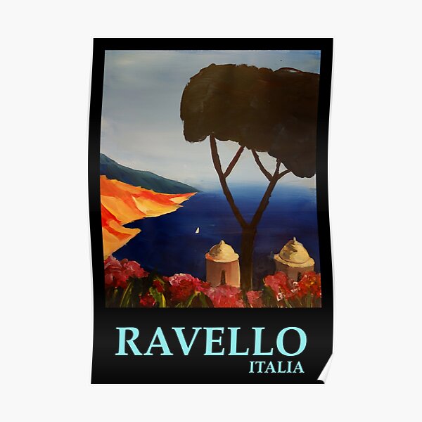 Ravello Salerno Italy View of Amalfi Coast from Villa Rufolo Poster