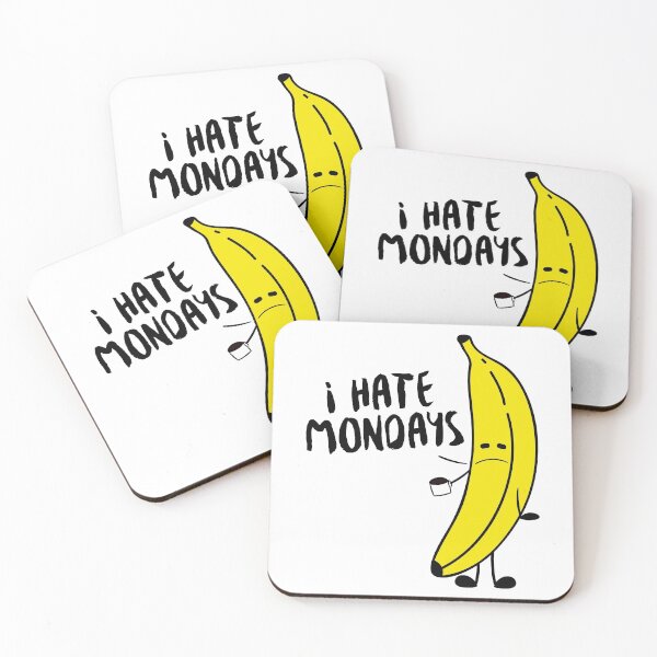Item preview, I hate banana Monday with coffee designed and sold by onrcnoz.