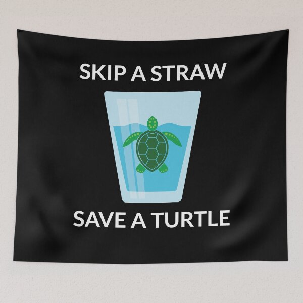 Item preview, Gifts For Environment Lovers - Earth Day Gift - Ocean Conservation Gifts - Skip A Straw Save A Turtle designed and sold by kntranhoang.