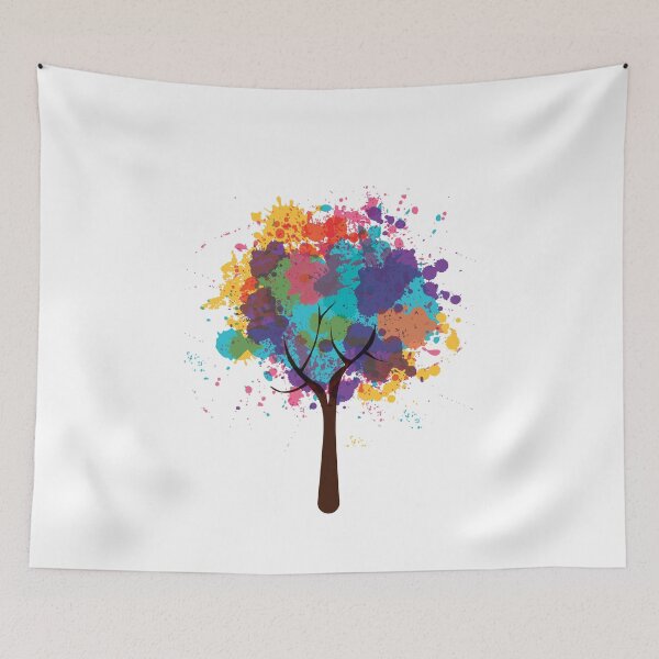 Item preview, Abstract watercolor tree designed and sold by DerSenat.