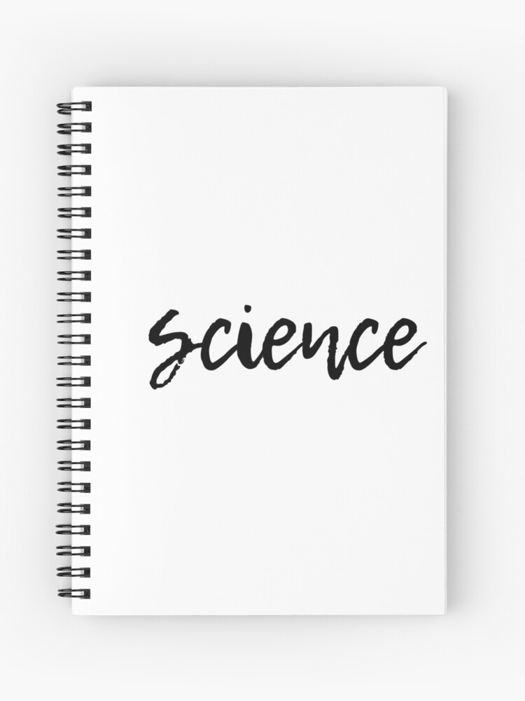 Science - Calligraphy I | Spiral Notebook