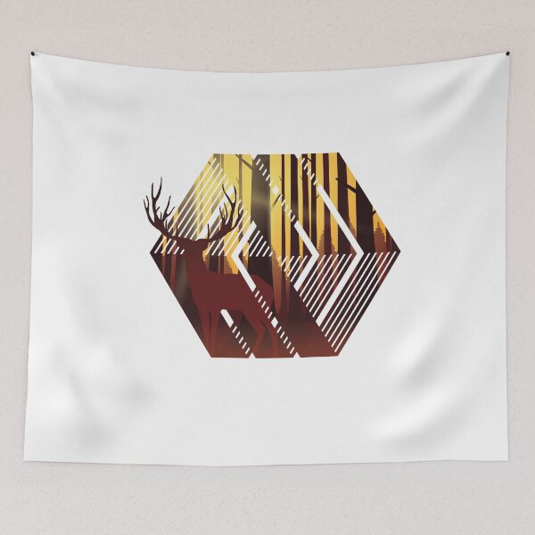 Item preview, abstract deer designed and sold by DerSenat.