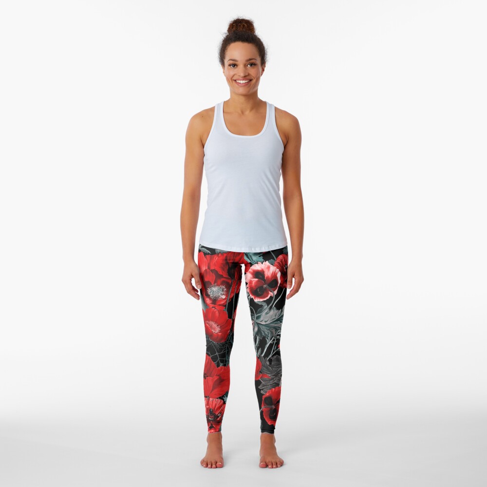 Poppy Garden Leggings